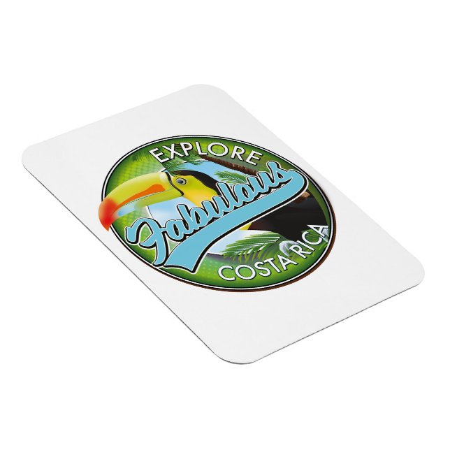 Explore fabulous costa rica logo magnet (Right Side)