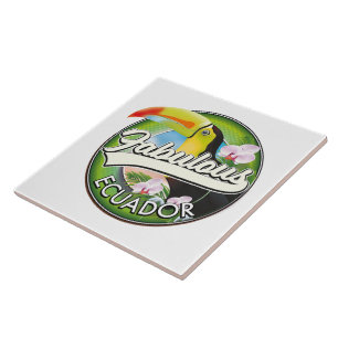 Explore fabulous Ecuador logo Magnet Ceramic Tile