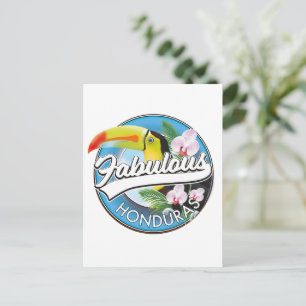 Explore fabulous Honduras logo Postcard
