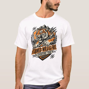 Explore Further Roam Wilder Tiger Untamed T-Shirt