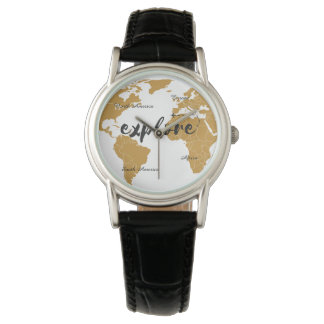 Explore Gold Map Watch