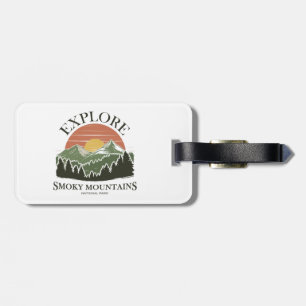 Explore Great Smoky Mountains National Park Luggage Tag