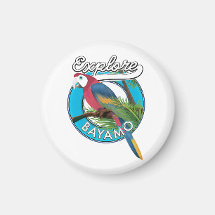 Explore Hawaii retro logo Magnet