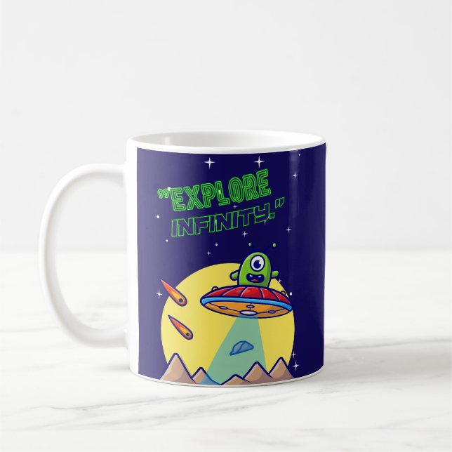Explore infinity coffee mug (Left)