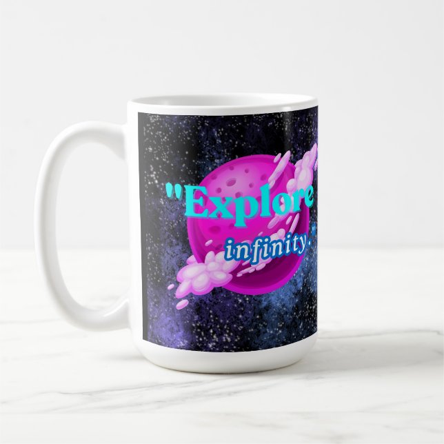 Explore infinity coffee mug (Left)