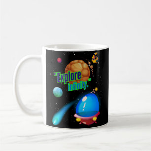 Explore infinity coffee mug