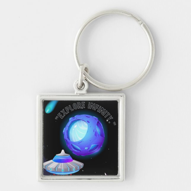Explore Infinity Key Ring (Front)