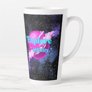 Explore infinity latte mug