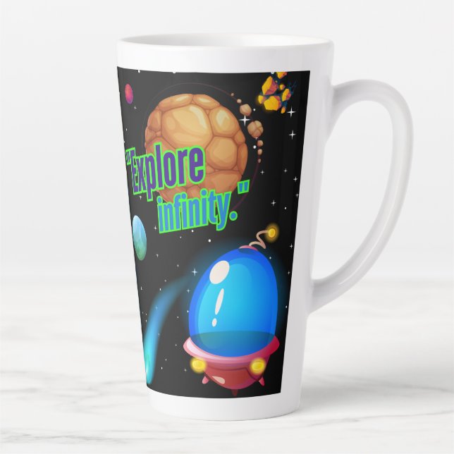 Explore infinity latte mug (Right)