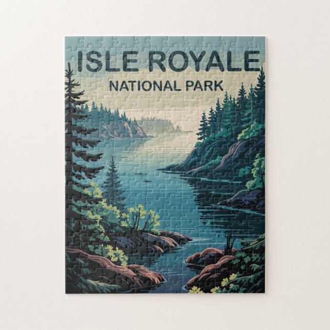 Explore Isle Royale Michigan’s Remote Paradise  Jigsaw Puzzle (Vertical)