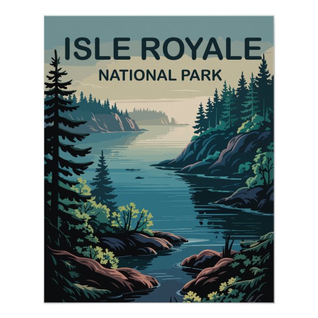 Explore Isle Royale Michigan’s Remote Paradise  Poster (Front)