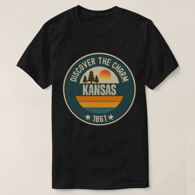 Explore Kansas- Designs for Every Lover T-Shirt (Design Front)