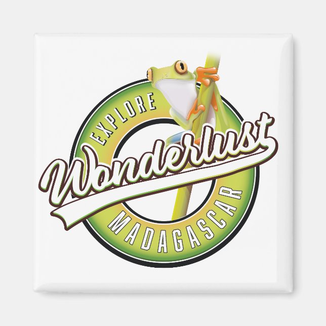Explore Madagascar wonderlust Magnet (Front)