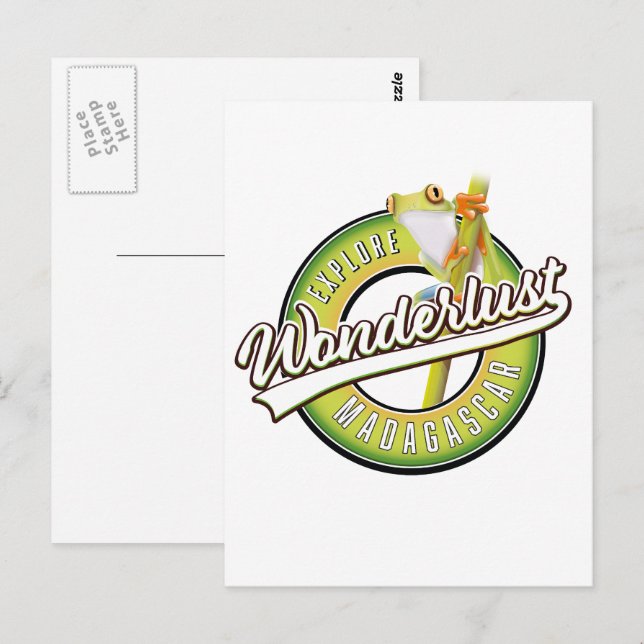 Explore Madagascar wonderlust Postcard (Front/Back)