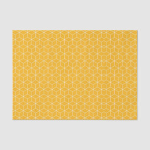Explore Modern Optical Illusions with Cube Pattern Tissue Paper