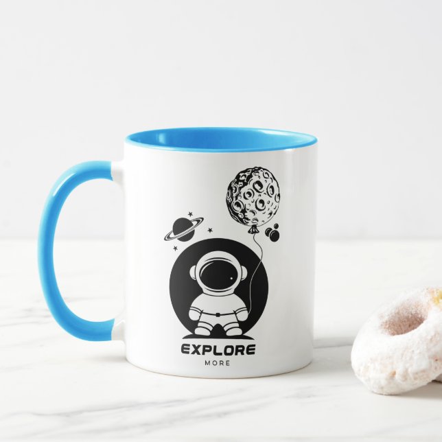 Explore More Future Astronaut Mug (With Donut)