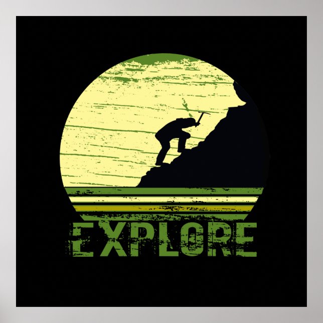 Explore more into the wild hiking  poster (Front)