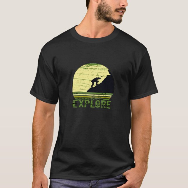Explore more into the wild hiking  T-Shirt (Front)