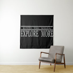 Explore more into the wild hiking  tapestry
