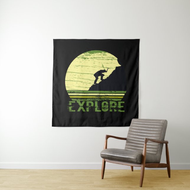 Explore more into the wild hiking  tapestry (In Situ)