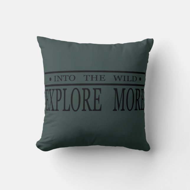 Explore more into the wilderness cushion (Front)