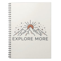 Explore More Mountain Adventure Notebook