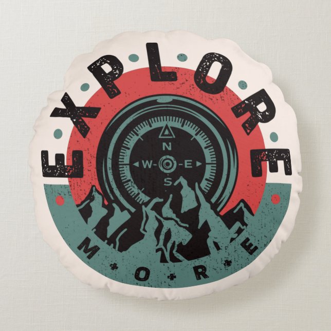 Explore More Round Cushion (Front)