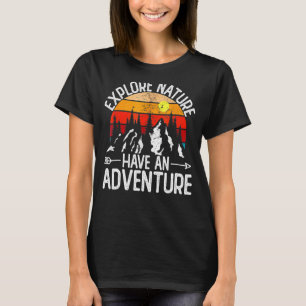 Explore Nature Have An Adventure Retro Forest 3 T-Shirt