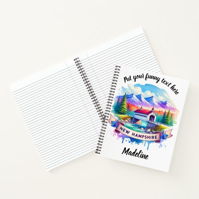 Explore New Hampshire's covered bridge Notebook (Inside)