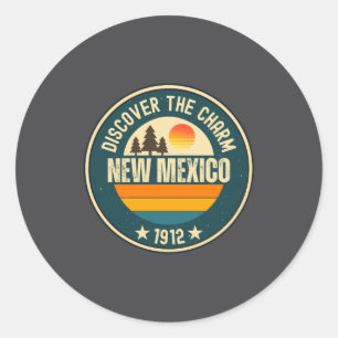 Explore New Mexico Designs For Every Lover  Classic Round Sticker