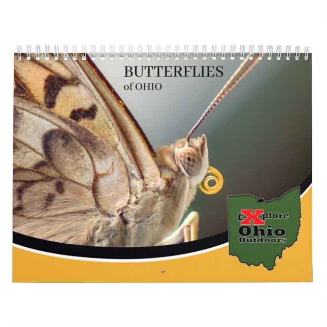 Explore Ohio Outdoors Butterflies of Ohio Calendar (Cover)