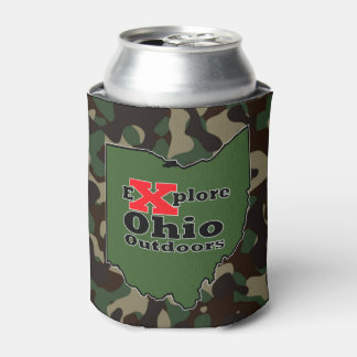 Explore Ohio Outdoors Camouflage Can Cooler
