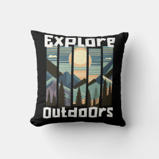 Explore Outdoors landscape Cushion