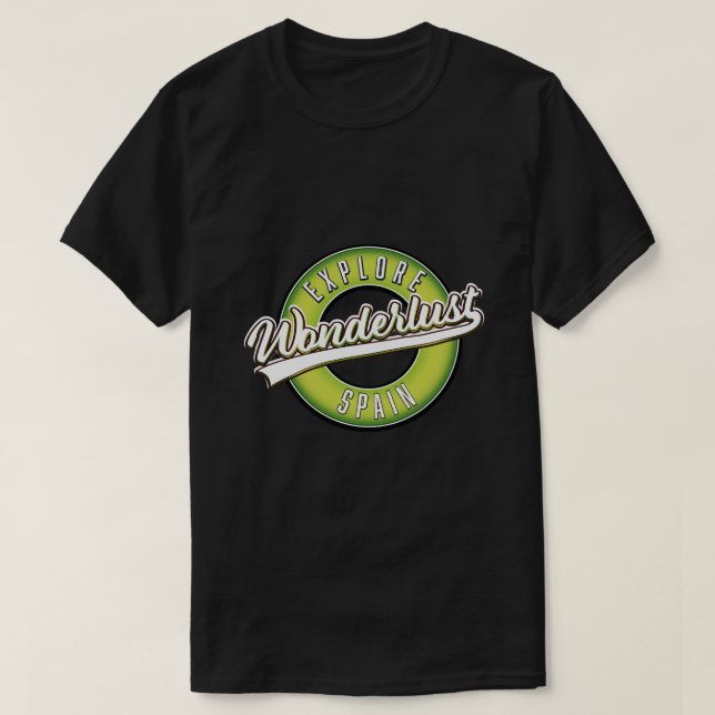 Explore Spain Wonderlust  T-Shirt (Design Front)