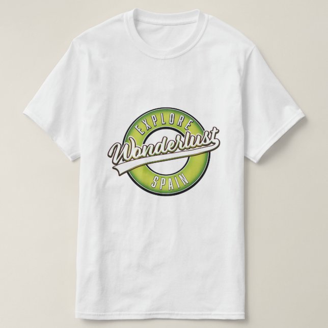 Explore Spain Wonderlust  T-Shirt (Design Front)