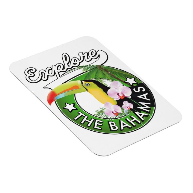 Explore the Bahamas logo Magnet (Right Side)