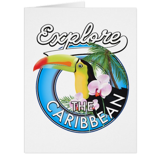 Explore the Caribbean travel patch. (Front)