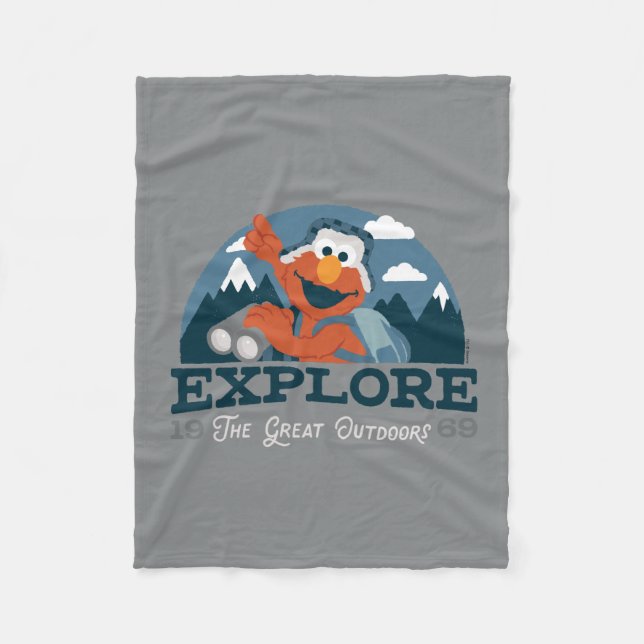 Explore The Great Outdoors Fleece Blanket (Front)