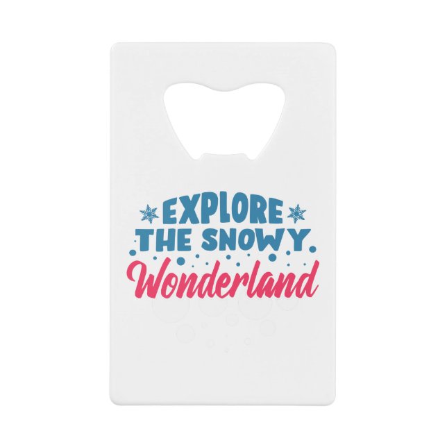 Explore the Snowy Wonderland (Front)