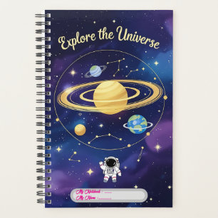 Explore the Universe – Astronomy Notebook Cover Planner