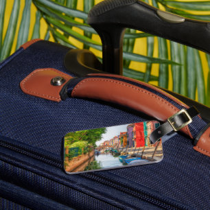 Explore the Vibrant Charm of Burano Luggage Tag