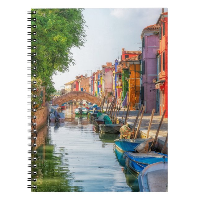 Explore the Vibrant Charm of Burano Notebook (Front)