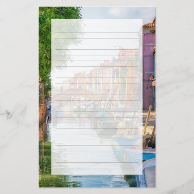 Explore the Vibrant Charm of Burano Stationery (Front)