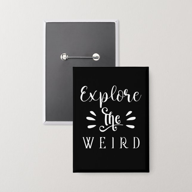 Explore the Weird Quote Typography Design (Front/Back)