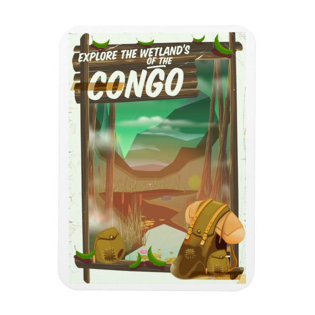 Explore the Wetlands of the Congo Magnet (Vertical)