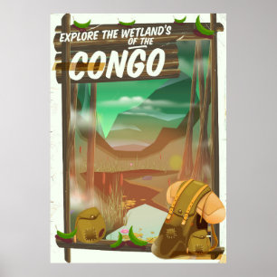 Explore the Wetlands of the Congo Poster