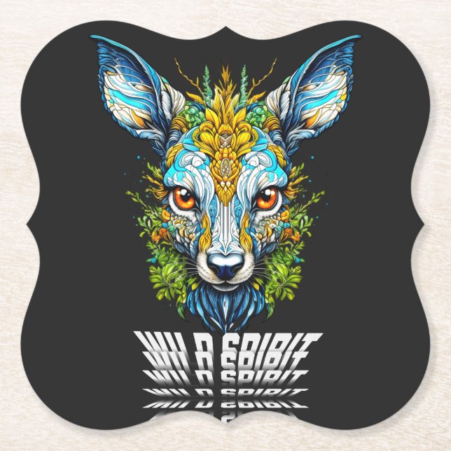 Explore the Wild Instinct Paper Coaster (Front)