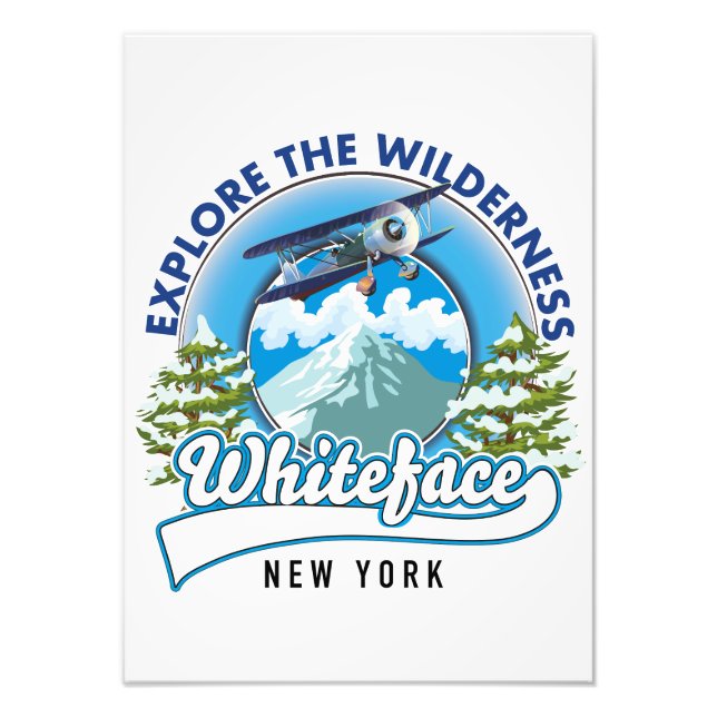Explore the Wilderness, Whiteface New York  Photo Print (Front)