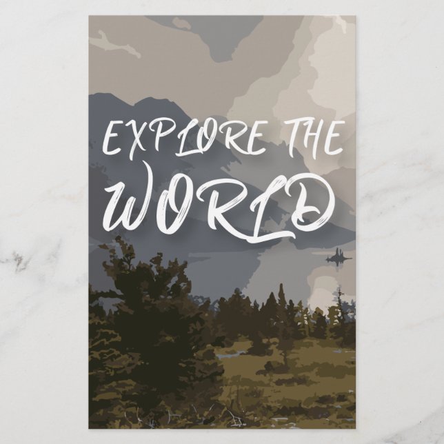 Explore the world 5.5" x 8.5" Flyer (Front)
