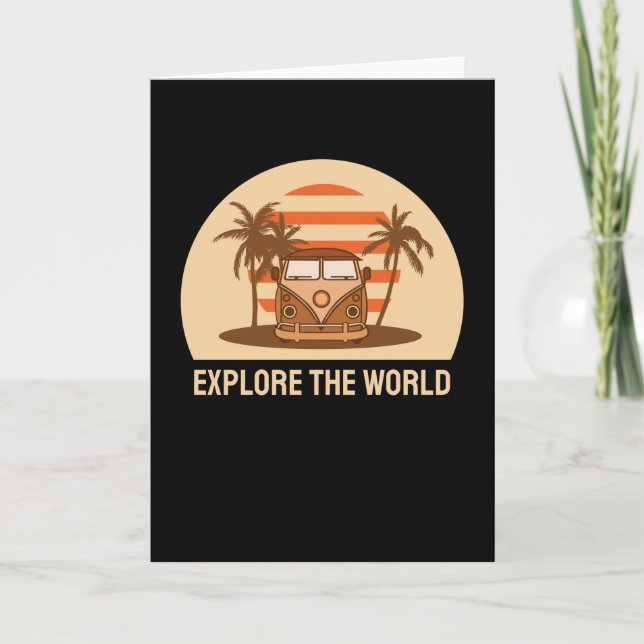 Explore The World Card (Front)